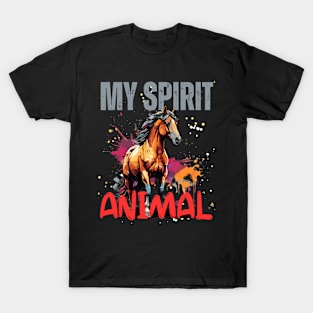 Horse Spirit Animal T-Shirt